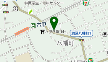 有限会社ナダシンの餅 阪急六甲店の地図画像