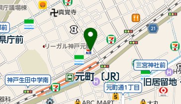 元町蘭引の地図画像