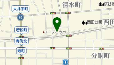 鉄板焼よつもとの地図画像