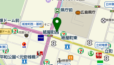 生命保険協会広島県協会の地図画像