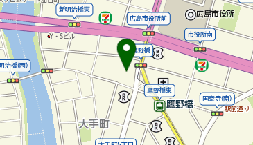 広島市役所 広島市職員互助会(一般財団法人) 鷹野橋職員会館の地図画像