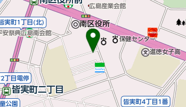 ほうかご教室ちえのわ 皆実の地図画像