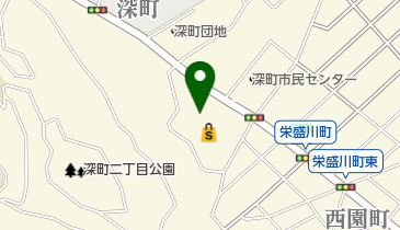 サンミートマルショク深町店の地図画像