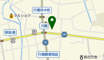 カーコーナー米七の地図画像