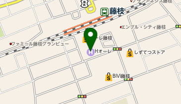 イーオン藤枝校の地図画像