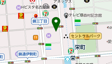 オスロコーヒー栄店の地図画像