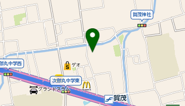 グループホームポート賀茂の地図画像