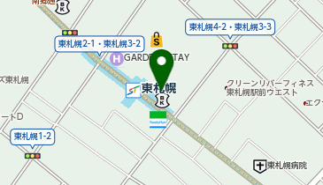 株式会社富士メガネ イオン東札幌店の地図画像