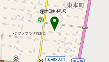 剣持整形デイサービス東本町の地図画像