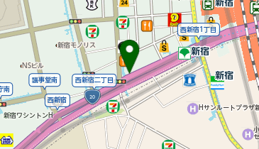 アトリエはるか新宿京王モールアネックス店の地図画像