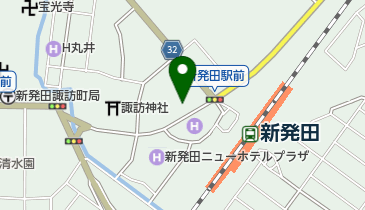 新発田市観光協会の地図画像