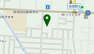 あおばこども園の地図画像
