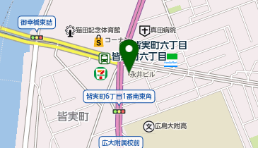 ポーラ・ザ・ビューティ広島皆実店の地図画像
