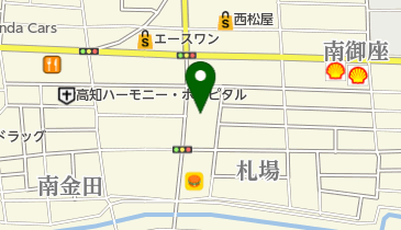 四国労働金庫 高知東支店の地図画像