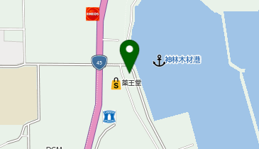 ヤマザキマリンの地図画像