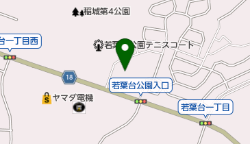 B-WEST稲城若葉台店の地図画像