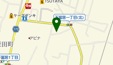 フレアス在宅マッサージ富山の地図画像