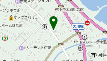 コンタクトのハヤフジ本店の地図画像