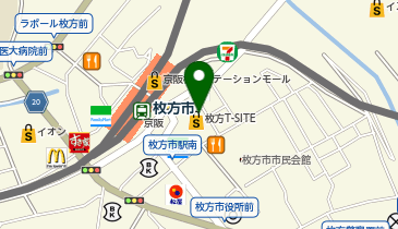 カメラのキタムラ枚方T-SITE店の地図画像