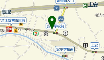 美容室ローマ上安店の地図画像
