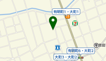 恵庭市役所 恵庭市生涯学習施設かしわのもりの地図画像