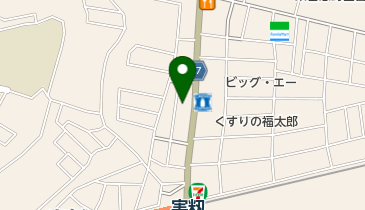 習志野市 実籾コミュニティホールの地図画像