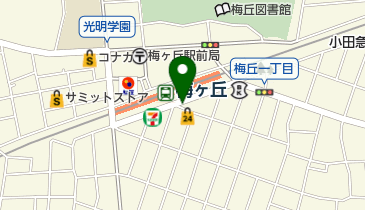 株式会社梅丘寿司の美登利総本店 梅丘売店の地図画像