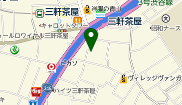 TAYA 三軒茶屋店の地図画像