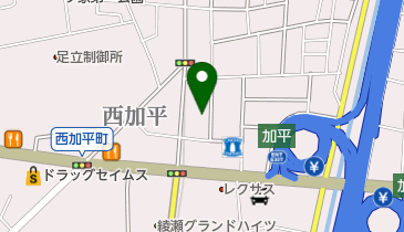 グリーンポケット足立中央店の地図画像