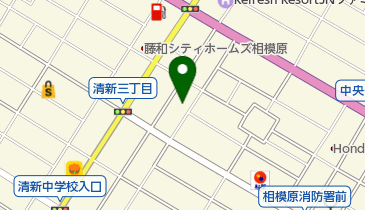 X-GOLF倶楽部相模原中央の地図画像