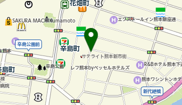 ふぐの山田の地図画像