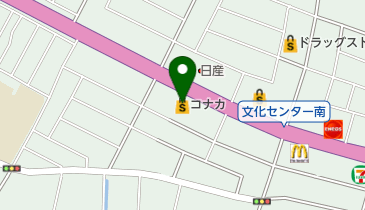 コナカ結城店の地図画像