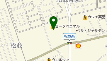 ハンプティーダンプティー守谷ヨークタウン店の地図画像