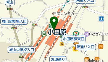 田むら銀かつ亭小田原店の地図画像