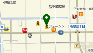 ジョーシン一宮尾西店キッズランドの地図画像