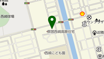 西崎団地自治会の地図画像