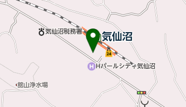 理容おやまの地図画像