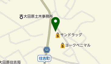 うさちゃんクリーニング ヨークベニマル大田原住吉店の地図画像