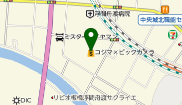 チョキペタ浮間舟渡店の地図画像