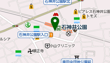 石神井観光案内所の地図画像