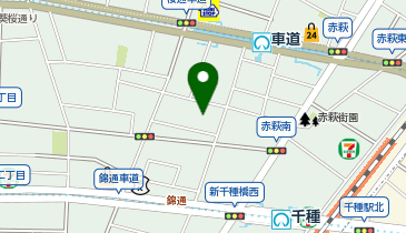 葵コミュニティセンターの地図画像