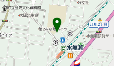水無瀬訪問看護ステーションの地図画像