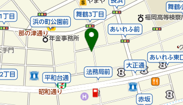 九州公安調査局の地図画像