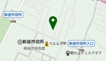新座市役所 教育相談室 いじめ110番の地図画像