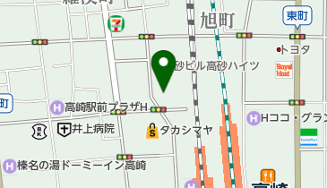 群馬県シニア就業支援センターの地図画像