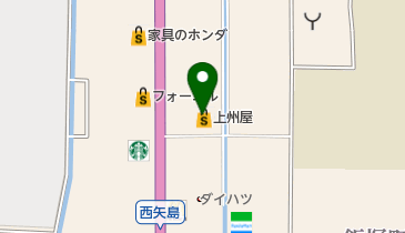 ダンロップゴルフスクール有賀園モール太田校の地図画像