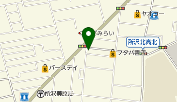 ヘアスタジオカミュの地図画像