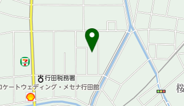 行田キリスト教会の地図画像