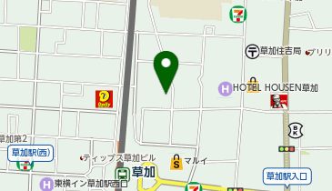 ヤマハ音楽教室草加センターの地図画像