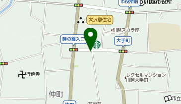 日乃本帆布川越店の地図画像
